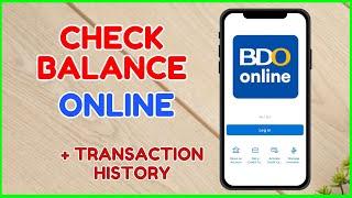 BDO Check Balance + BDO Transaction History | BDO Mobile App Tutorial