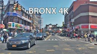 Driving Downtown - Bronx 4K - New York City USA