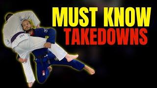 16 TAKEDOWNS In Less Than 2 Minutes | BJJ People Must Learn |