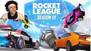 NEW! SEASON 18 SEASON REWARDS AND ROCKETPASS HONEST REACTION! (RL SEASON 18)