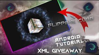 Flipping Cube Tutorial|| Ae Inspired || Alight Motion Xml Giveaway || Free Preset @arseditzAE