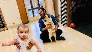 Nobita bhut pyara welcome karta hai  || love you nobu ‍ #greeshbhatt #familyvlogs