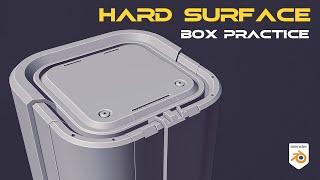 Simple & easy hard surface box practice in Blender!