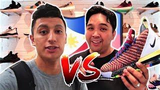 Philippines Sneaker Shopping BATTLE! With @Carlo Ople! (Manila Vlog)