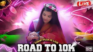 Vamp Puja Is live Bgmi Rush Gameplay  Girl Gamer 10k Soon