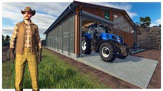 I Built a Massive Cow Barn, But My Farm is Crumbling - Farming Simulator 25