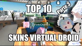 Top 10 Skins Virtual droid 2 | Vr chat Android 2021 Pack de skins Parte #3