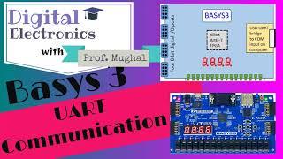 #15 Part 1: UART-TxD Serial Communication using an FPGA Board | Verilog  Step-by-Step Instructions