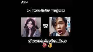 EL UwU de mujeres vs El UwU de hombres  #UwU #humor #xd