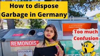 How to dispose garbage in Germany #indiansingermany #germanyvlogs