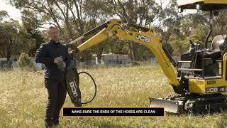 How To Operate a Rock Breaker On a Mini Excavator