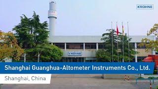 Factory tour Shanghai Guanghua Altometer Instrument Limited, China | KROHNE