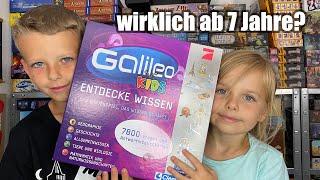 Galileo Kids - Entdecke Wissen (Clementoni) - wirklich ab 7 Jahre?