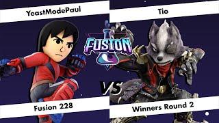 Fusion # 228 - YeastModePaul (Mii Brawler) vs Tio (Wolf) - Winners Quarter-Finals