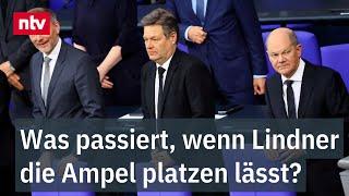 Was passiert, wenn Lindner die Ampel platzen lässt? - Zwei mögliche Szenarien | ntv