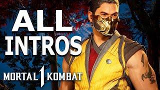 MORTAL KOMBAT 1 Scorpion All Intros Dialogue Character Banter MK1