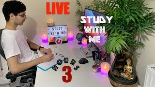 Live Study with me pomodoro | 50/10 | 3 hours | 3 sessions | Lessonade Study