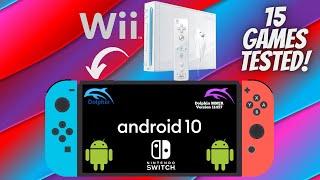 Wii on Nintendo Switch Android 10 Switchroot | Dolphin/MMJR Emulator Test (15 Games)