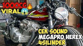 Cek sound Megapro herex Make 4 Silinder jadi 1000CC by dyk engine