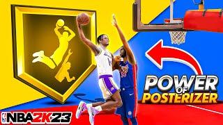 Gold Posterizer + Limitless Takeoff Makes Dunking OP on NBA 2K23! The Best Finishing Badges