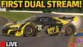 First Ever Dual Stream! - iRacing Weekly Races On YouTube & Twitch