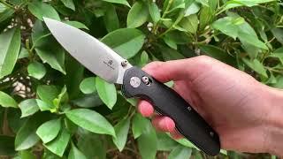 Smooth Action Perfect Drop Point 14C28N Blade With G10 Handle Bestechman Ronan BMK02A