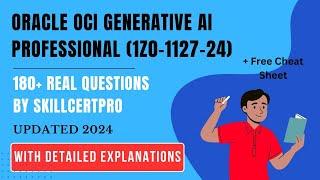 Oracle OCI Generative AI (1Z0-1127-24) Exam Questions & Dumps 2024