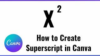 How to Create Superscript in Canva