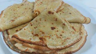 How To Make Perfect Crepes at Home //Light Pancake Recipe @ Wa joram