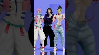 MMD Demon Slayer - Toma toma - Akaza - Gyutaro - Kokushibo