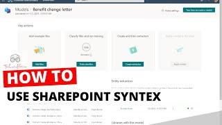 How To Use SharePoint Syntex