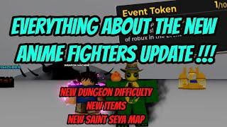 Everything about the new Anime Fighters Update !!! - New Hellish Dungeon !!! New Items Drops !!!
