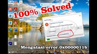 Cara Mengatasi Error Sharing Printer operation failed with error 0x0000011b Windows 10