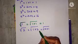 Difference between square and square root|in tamil