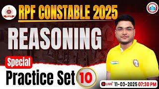 RPF Constable Reasoning Classes 2025 | RPF Reasoning Practice Set #10 | RPF Reasoning MCQs