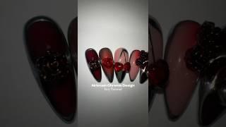 Easy Airbrush Nail Art #airbrushnails #chromenails #valentinesnails