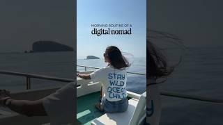 Morning routine of a Digital Nomad  #prachiandharsh #digitalnomadlifestyle #dreamcreatoracademy