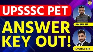 UPSSSC PET EXAM 2021 | UPSSSC PET ANSWER KEY OUT | OFFICIAL ANS. KEY आ गई | By Raghav Sir