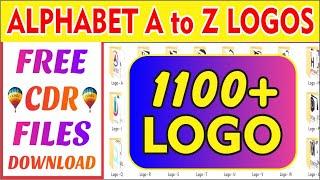 Alphabet A to Z Logo Design 2021 Free Cdr Files Download Coreldraw - Best Graphics 4u