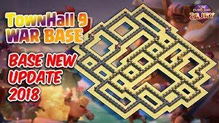 Base NEW Update 2018 | TH9 War Base Strongest | Clash of Clans