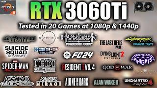 RTX 3060 Ti Test in 20 Games - RTX 3060Ti Gaming in 2024