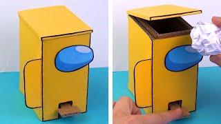 6 AMONG US Transformations ARTS & PAPER CRAFTS - How to draw AMONG US GAME at HOME