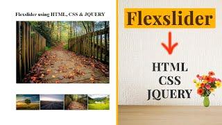 Flexslider carousel | Html slider | Jquery slider | Jquery flexslider carousel tutorial | Full steps