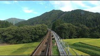 4K cab view - Akita Nairiku Jūkan Railway Moriyoshi Express Takanosu to Kakunodate, Akita, Japan.