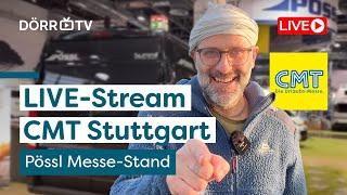 LIVE  CMT Stuttgart 2025 mit Mädes am Pössl Stand - Entdecke alle Campervan Neuheiten