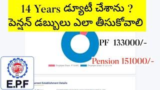 Can we withdraw pension amount after 10 years?