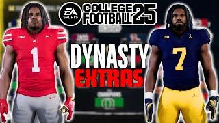 College Football 25 Dynasty Extras