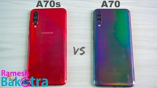 Samsung Galaxy A70s vs Galaxy A70 SpeedTest and Camera Comparison