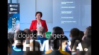 CHMURA. - Magda Taczanowska podczas kick-offu programu Cloud Challengers