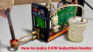 Simple induction heater. How to make induction heater from welding machine .